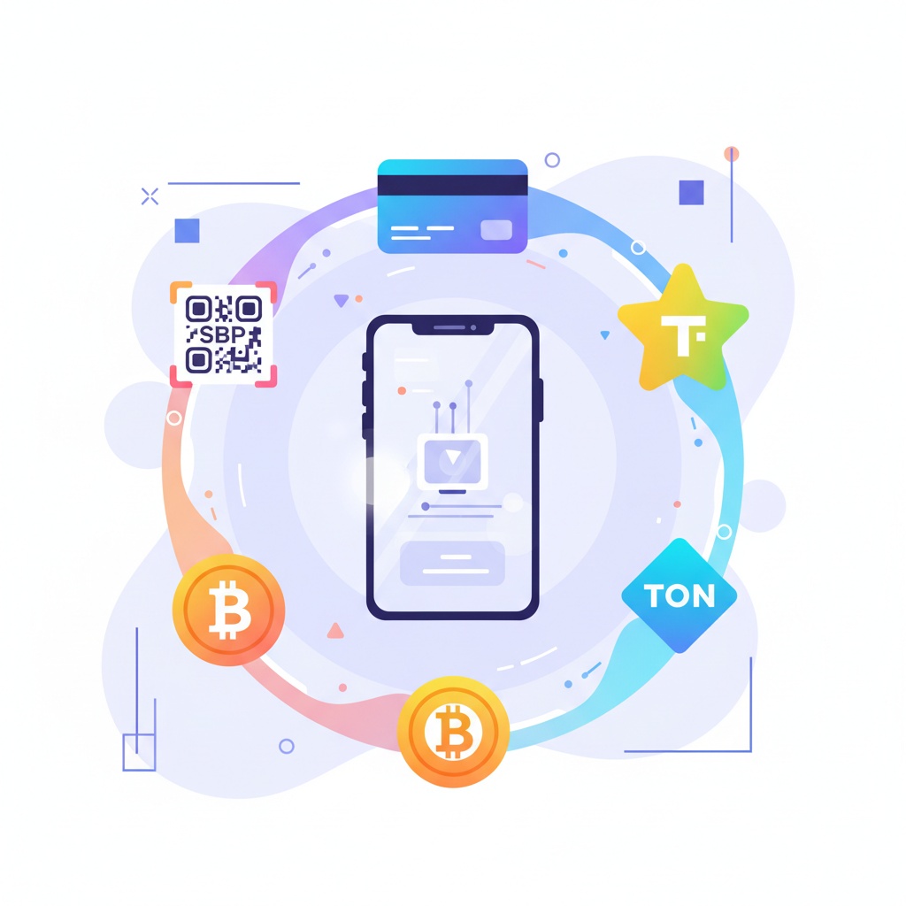 Карта РФ, СБП, Telegram Stars, крипто и TON — все способы оплаты